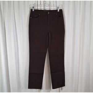 Gloria Vanderbilt Amanda Brown High Rise Tapered Jeans (w/stretch!) 8P NWT